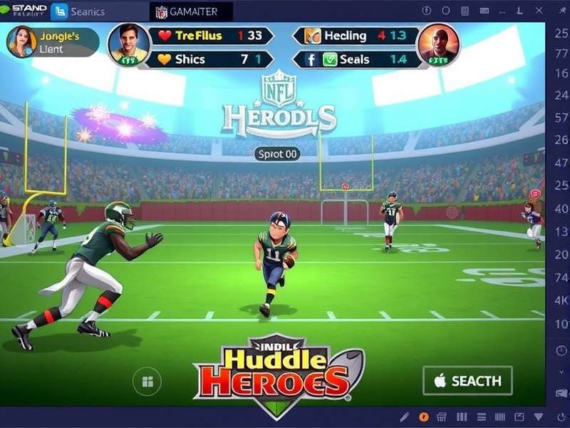 NFL India Huddle Heroes Gameplay Mechanics